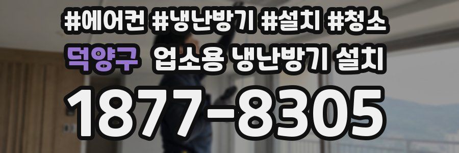 덕양구 업소용 냉난방기 설치