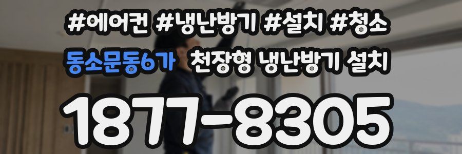 동소문동6가 천장형 냉난방기 설치