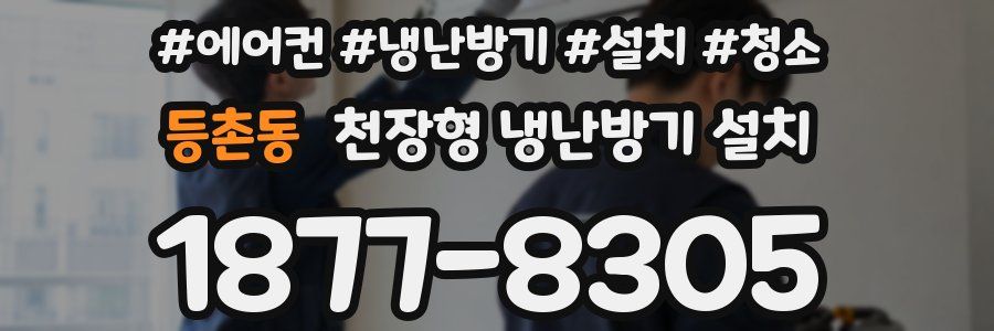 등촌동 천장형 냉난방기 설치