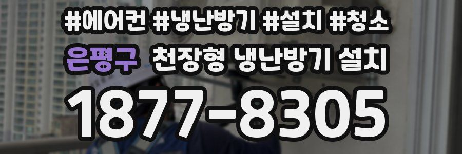 은평구 천장형 냉난방기 설치