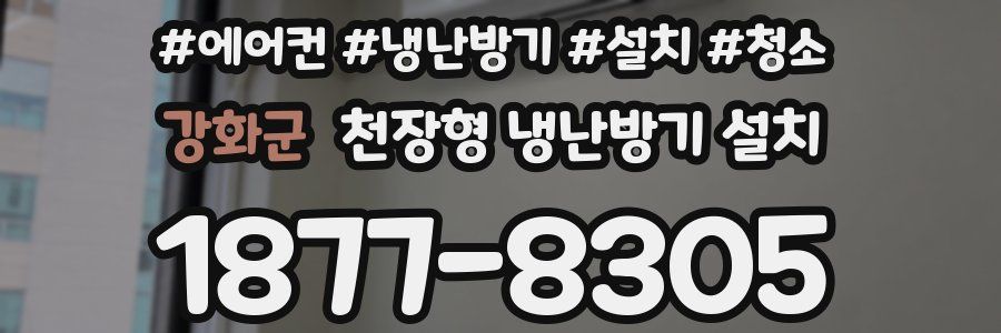 강화군 천장형 냉난방기 설치