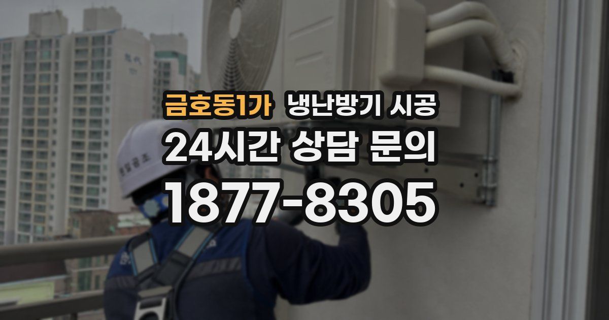 금호동1가 냉난방기 시공
