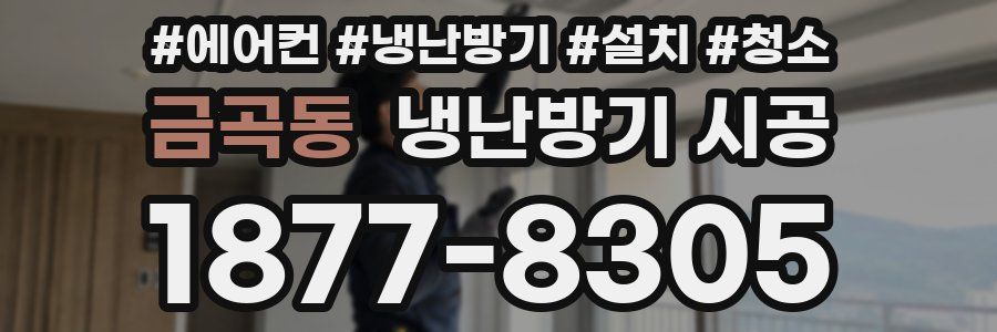 금곡동 냉난방기 시공