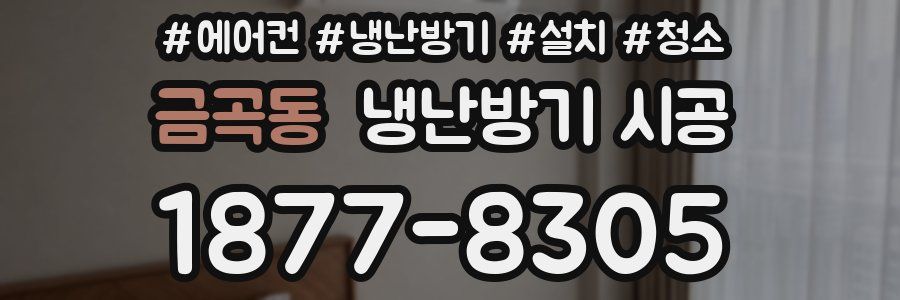 금곡동 냉난방기 시공
