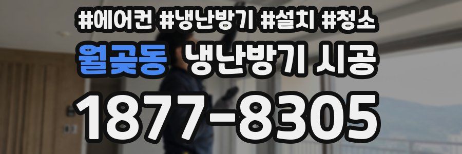 월곶동 냉난방기 시공