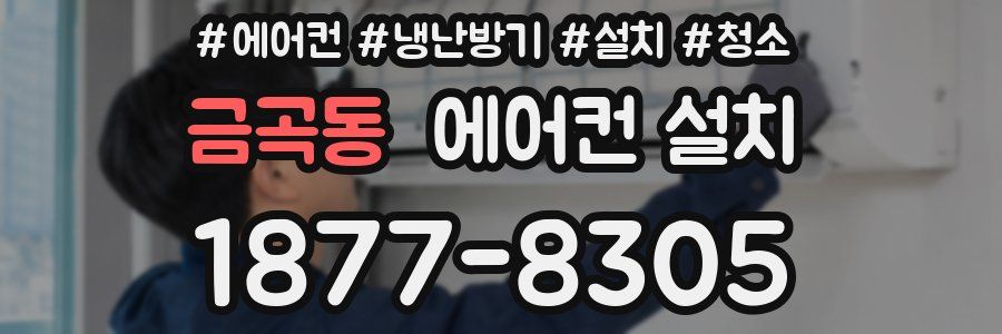 금곡동 에어컨 설치