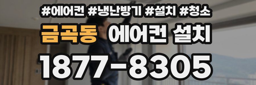 금곡동 에어컨 설치