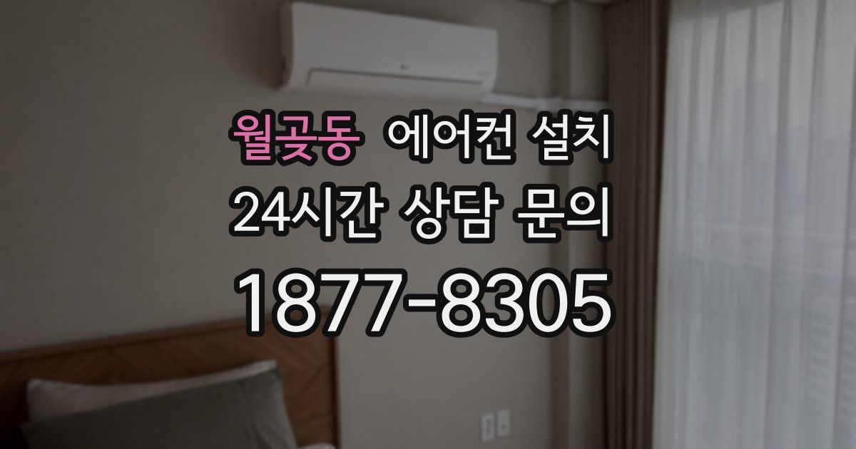 월곶동 에어컨 설치