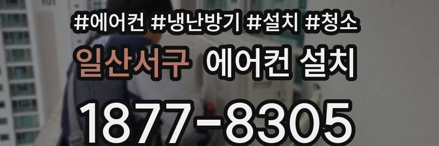 일산서구 에어컨 설치