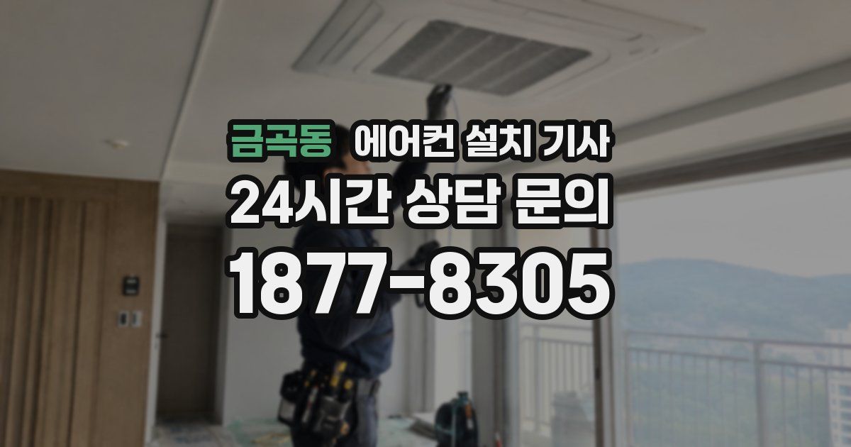 금곡동 에어컨 설치 기사