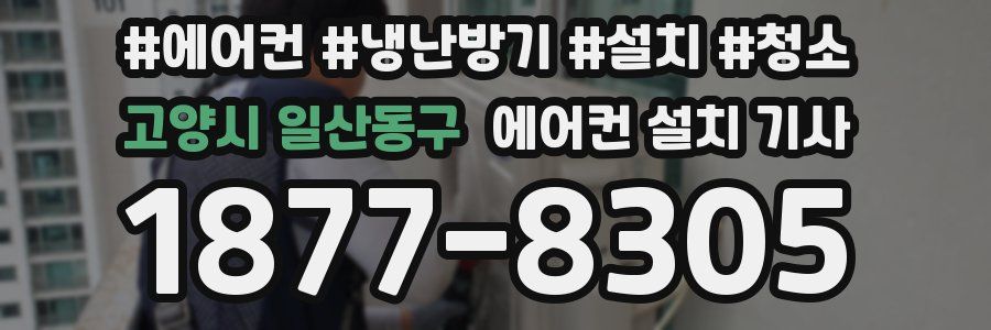 고양시 일산동구 에어컨 설치 기사