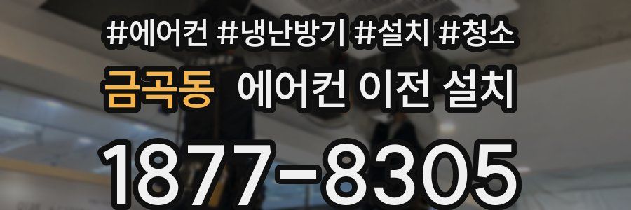 금곡동 에어컨 이전 설치