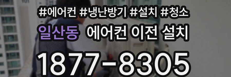 일산동 에어컨 이전 설치