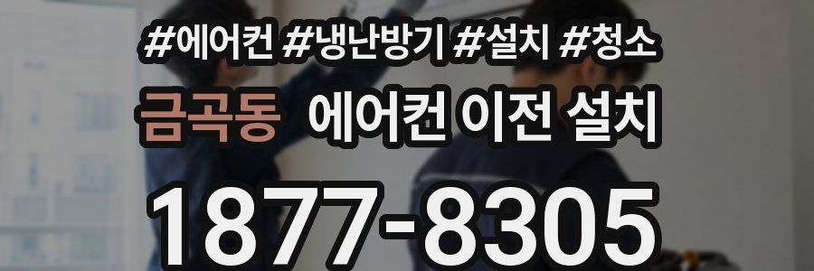 금곡동 에어컨 이전 설치