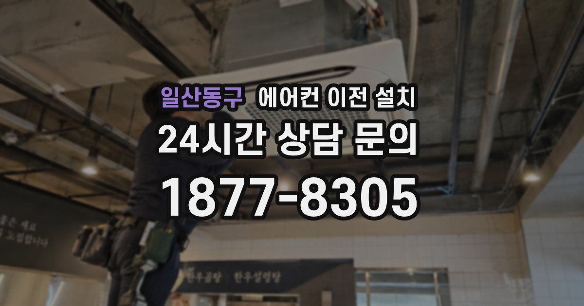 일산동구 에어컨 이전 설치