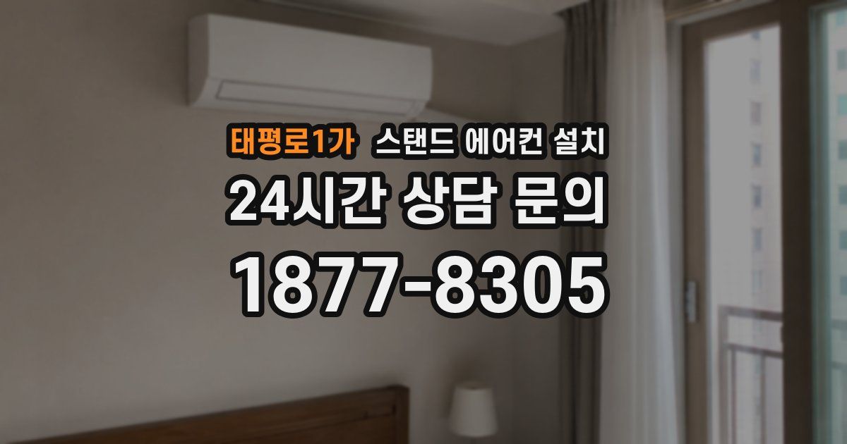 태평로1가 스탠드 에어컨 설치