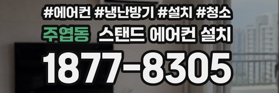 주엽동 스탠드 에어컨 설치