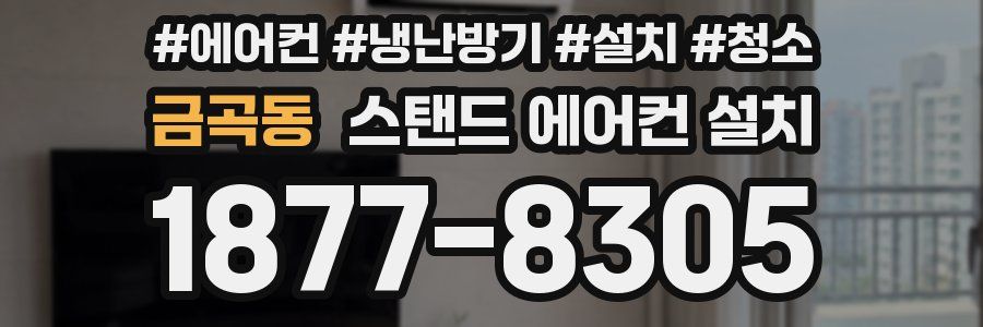 금곡동 스탠드 에어컨 설치