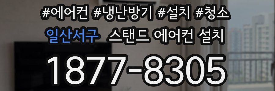일산서구 스탠드 에어컨 설치
