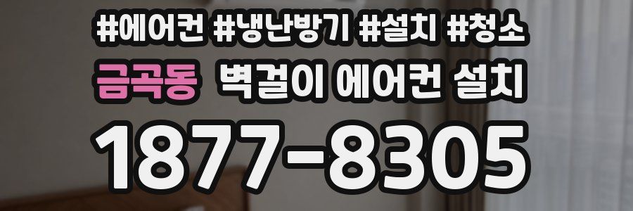 금곡동 벽걸이 에어컨 설치