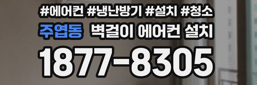 주엽동 벽걸이 에어컨 설치