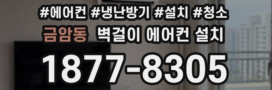 금암동 벽걸이 에어컨 설치