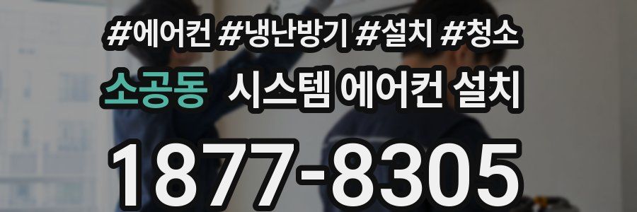 소공동 시스템 에어컨 설치