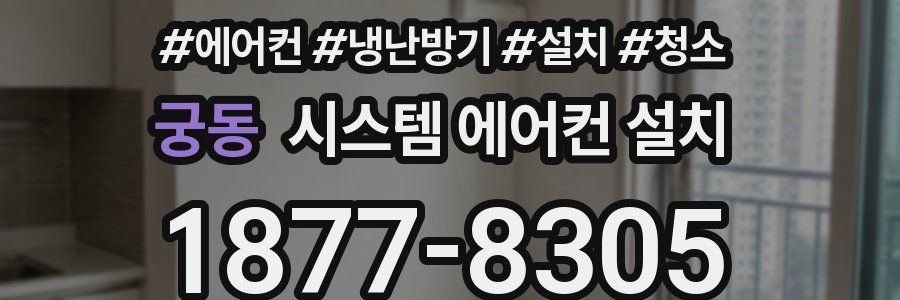 궁동 시스템 에어컨 설치