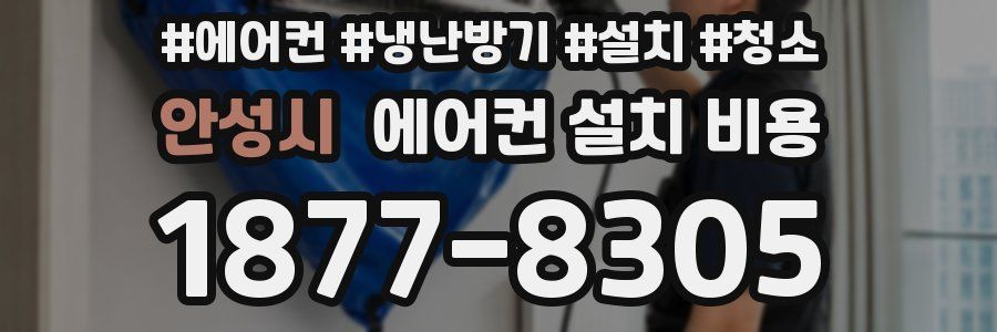 안성시 에어컨 설치 비용