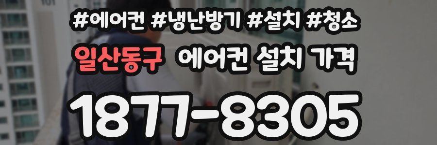 일산동구 에어컨 설치 가격