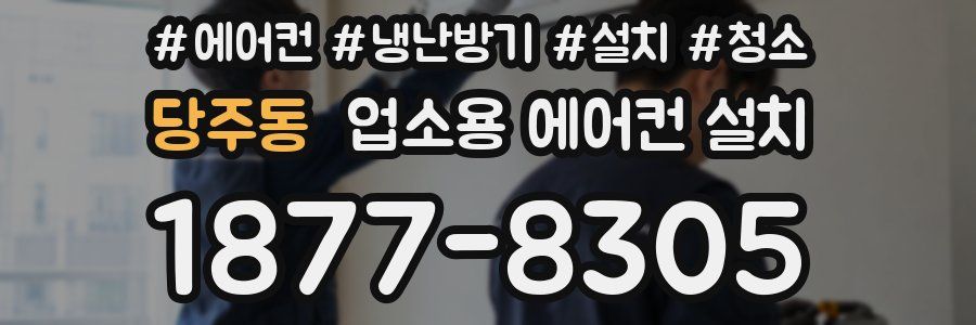 당주동 업소용 에어컨 설치