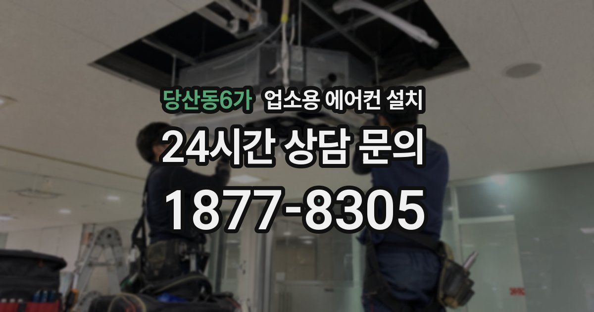 당산동6가 업소용 에어컨 설치