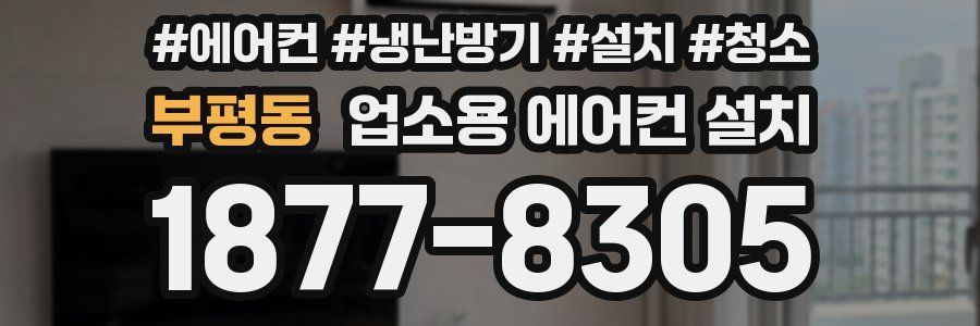 부평동 업소용 에어컨 설치