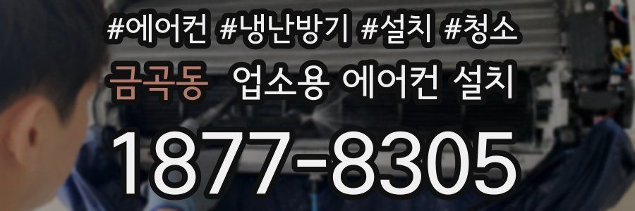 금곡동 업소용 에어컨 설치