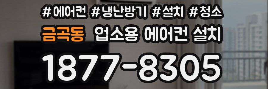 금곡동 업소용 에어컨 설치