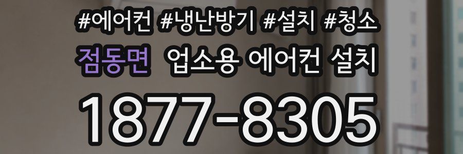 점동면 업소용 에어컨 설치