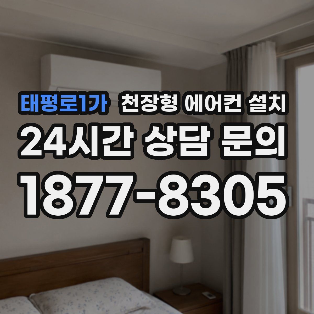 태평로1가 천장형 에어컨 설치