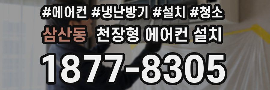 삼산동 천장형 에어컨 설치