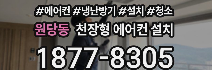 원당동 천장형 에어컨 설치