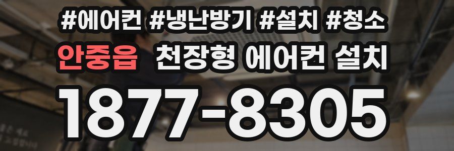안중읍 천장형 에어컨 설치