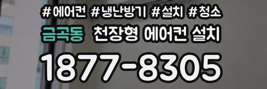 금곡동 천장형 에어컨 설치