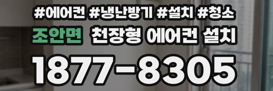 조안면 천장형 에어컨 설치