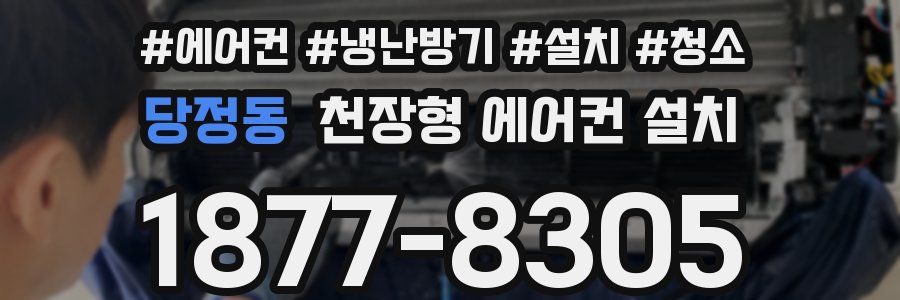 당정동 천장형 에어컨 설치
