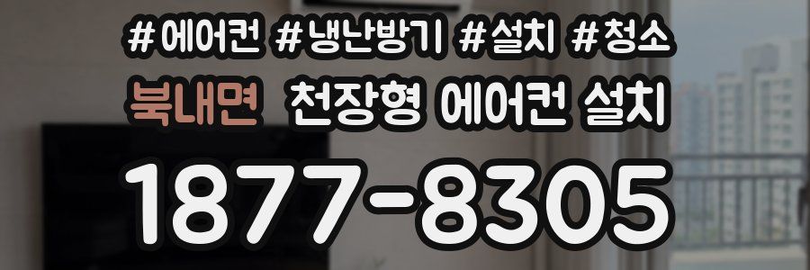 북내면 천장형 에어컨 설치