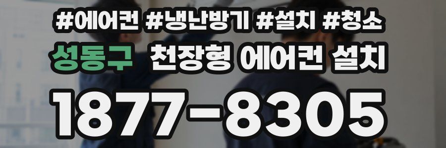 성동구 천장형 에어컨 설치