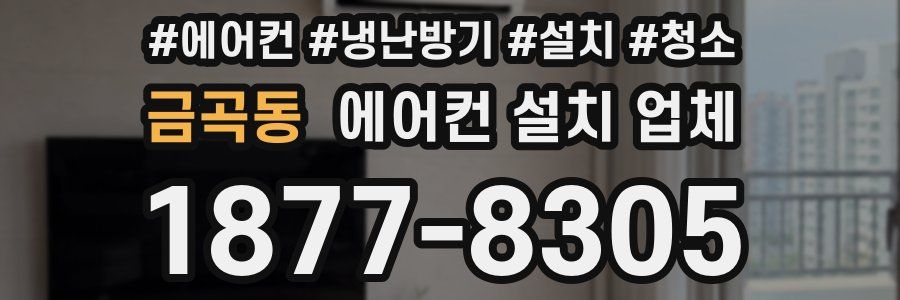 금곡동 에어컨 설치 업체