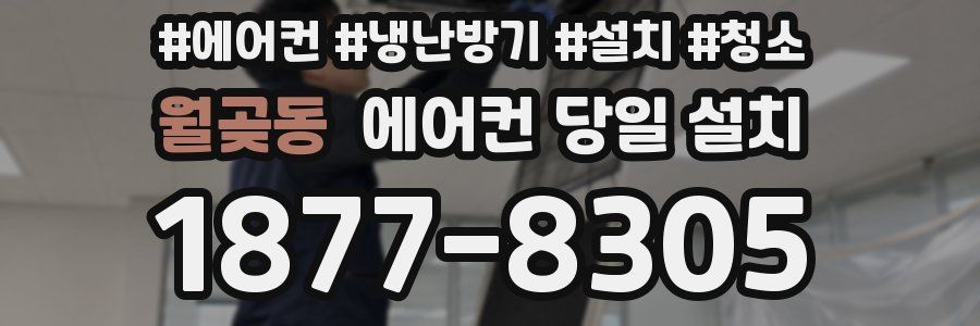 월곶동 에어컨 당일 설치