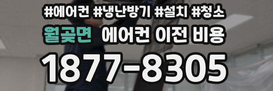 월곶면 에어컨 이전 비용