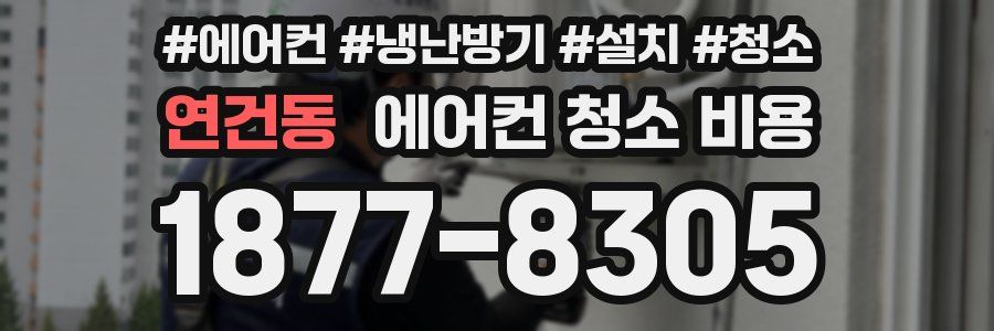연건동 에어컨 청소 비용