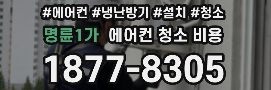 명륜1가 에어컨 청소 비용